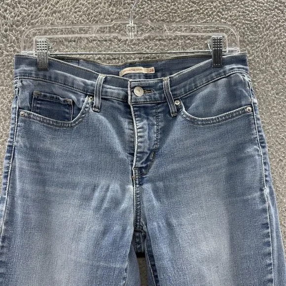 Levi's Women's Skinny Jeans - Light Blue - Picture 3 of 16